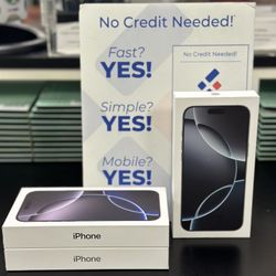 Finance a New Unlocked iPhone 16 Pro Max - Pay Just $85 Down Today!