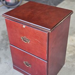 Wooden File Cabinet 
