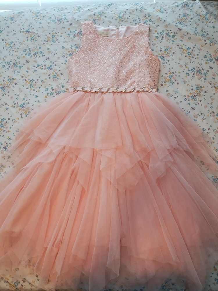 American Princess Young Girls Ruffled Dress