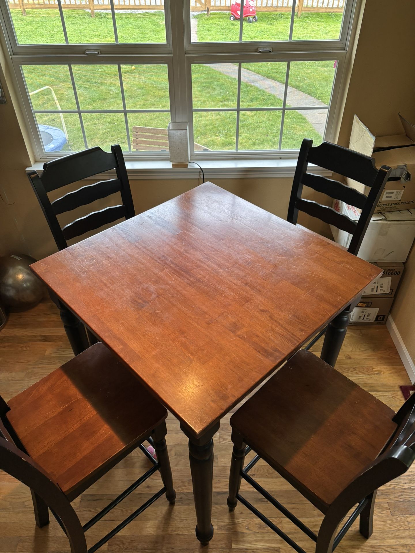 Tall Dining Table & Chairs