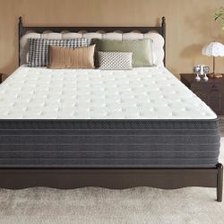 King Hybrid Mattress 12 inch with Foam and Springs