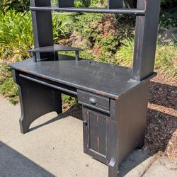 FREE Black Desk with Shelf
