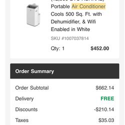 Portable AC “Whynter”