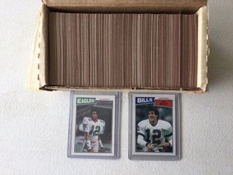1987 Topps Football Complete Set Cunningham & Kelly RC’s