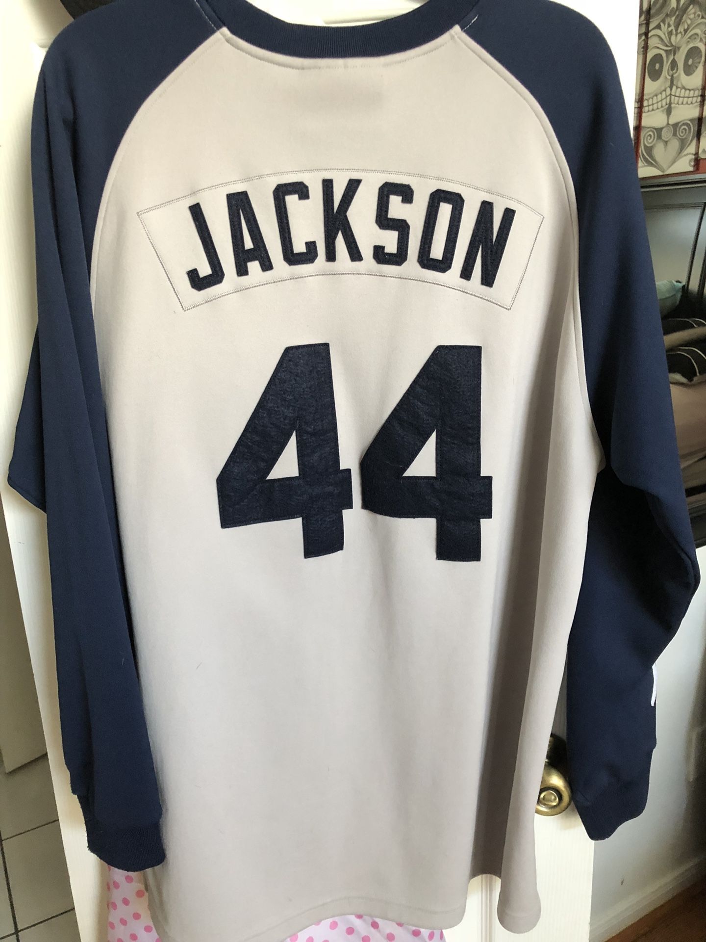 XL Reggie Jackson Yankees Pullover Batting Jersey for Sale in Pasadena, TX  - OfferUp