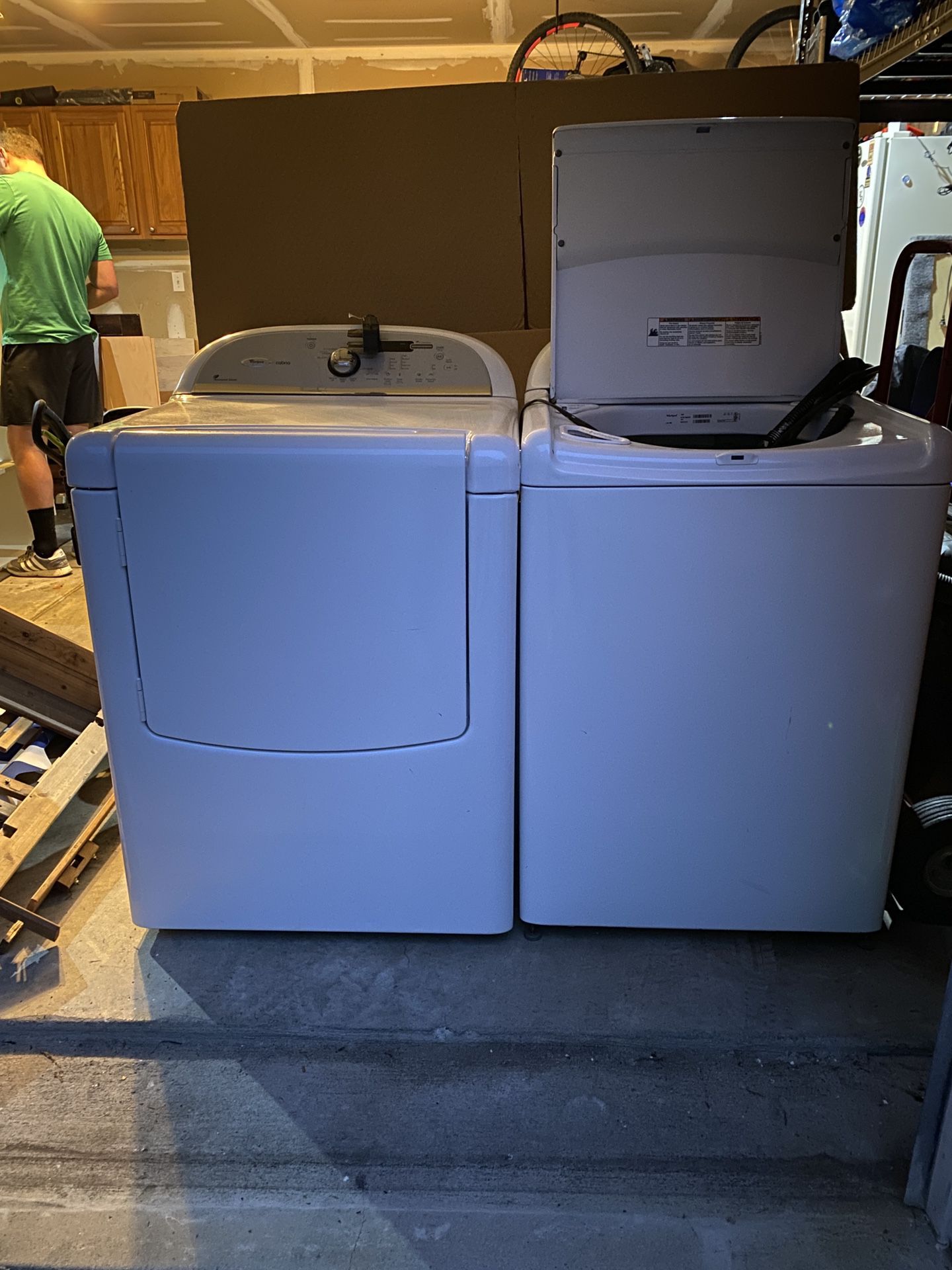 Whirlpool Cabrio Dryer (+free matching repairable washing machine)