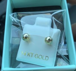 Kids Gold Earrings 5mm