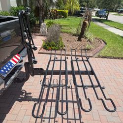 Hitch-Mounted 4-Bike Carrier Rack