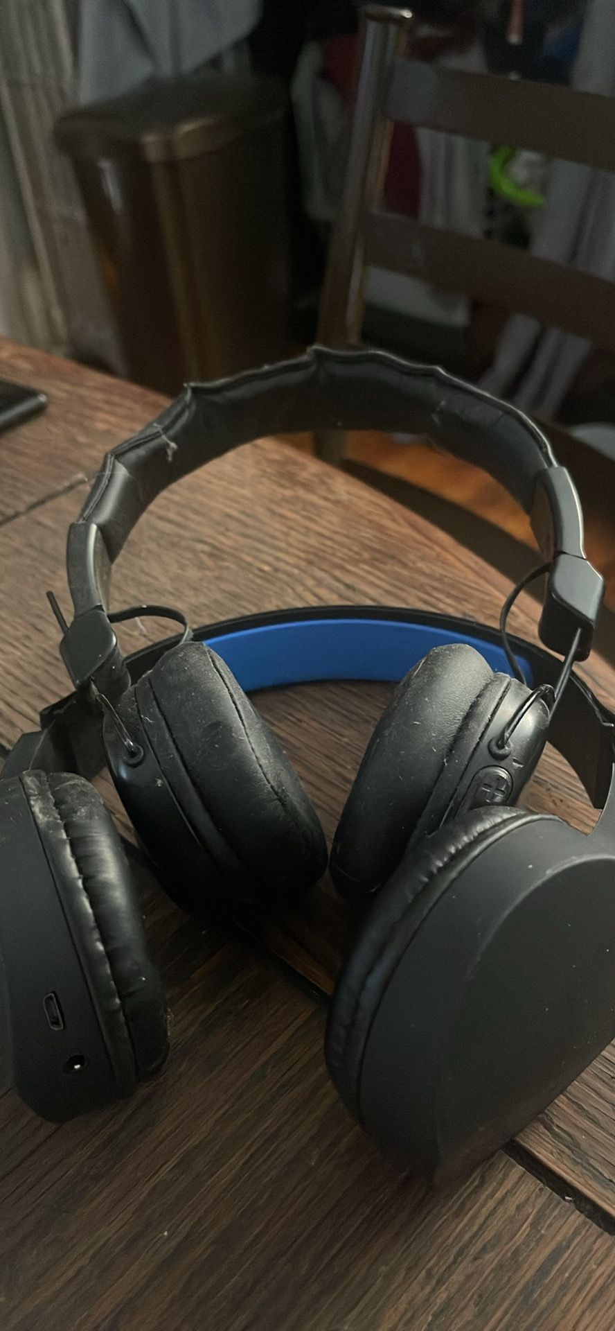 two bluetooth headphones