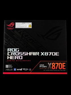 receipt Asus X870E Hero accessories, box, & receipt included.