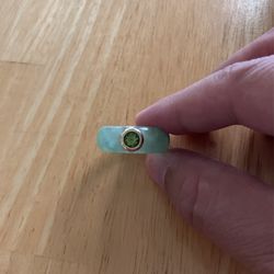 14K Jade Ring