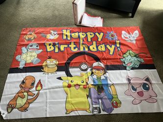 Pokémon Birthday Banner