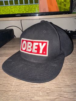 Obey Snapback Hat Black
