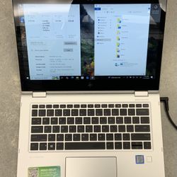 HP Elitebook X360 1030 G7 Laptop 13 Inch 2in1 Convertible  Intel I5 Processor 8GB RAM 230 SSD Windows Touschreen Notebook Wifi Bluetooth 