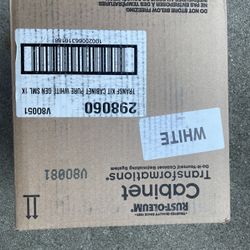 NEW - Rust-Oleum Cabinet Transformations Pure White Kit — Model 298060