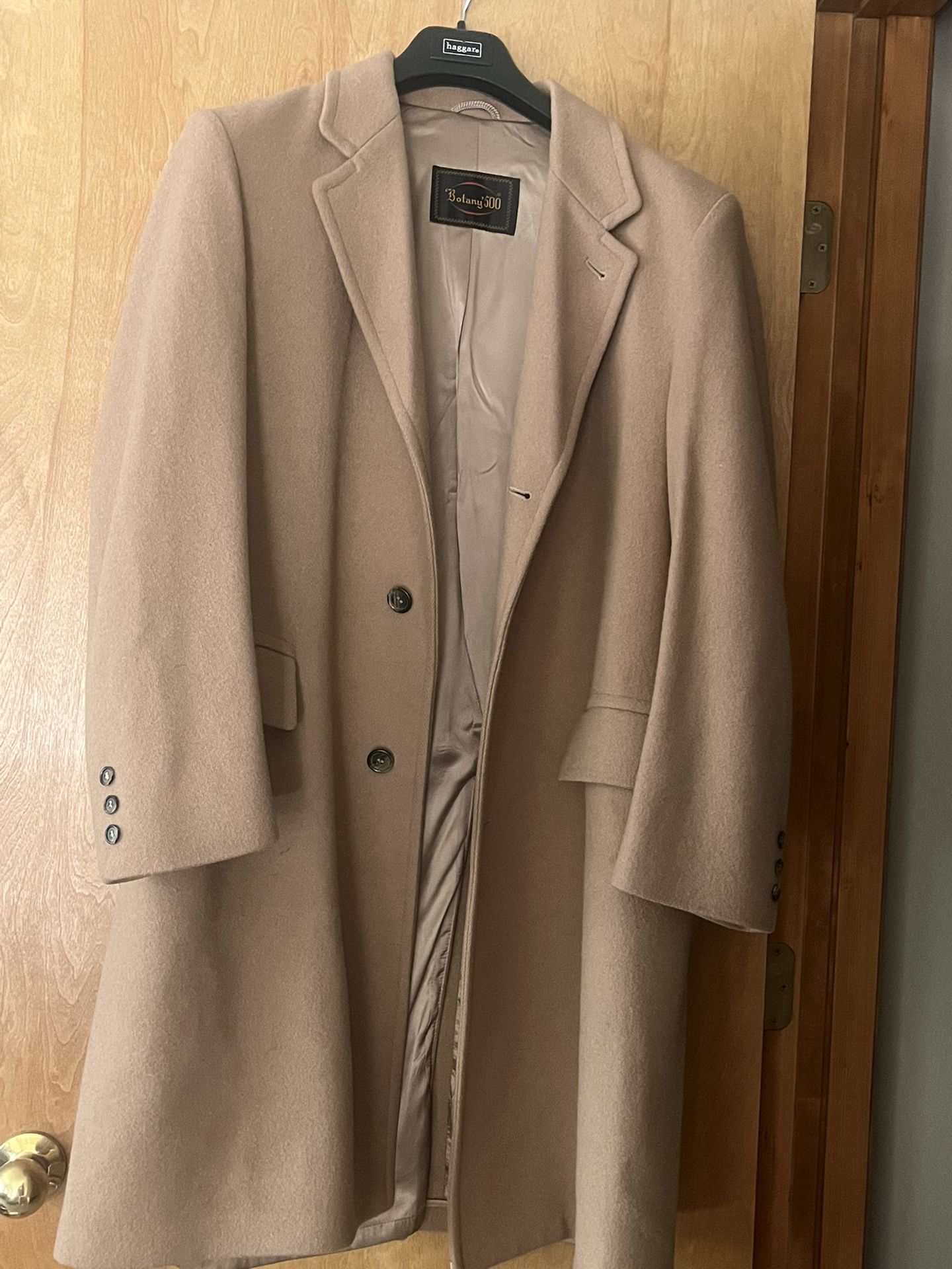 Vintage Botany 500 Men Wool Trench Coat