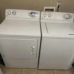 GE Top load Washer and Dryer Set