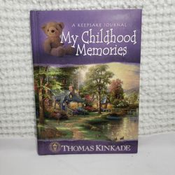 Thomas Kinkade my childhood memories a Keepsake . New condition and smoke free home. journal. 