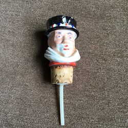 Vintage Porcelain Beefeater Gin Bottle Topper Dispenser