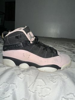 Jordan 6 Rings Black And Pink 7y