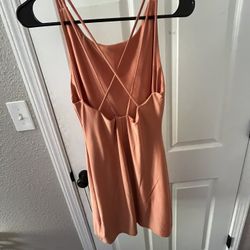 Orange Mini Dress