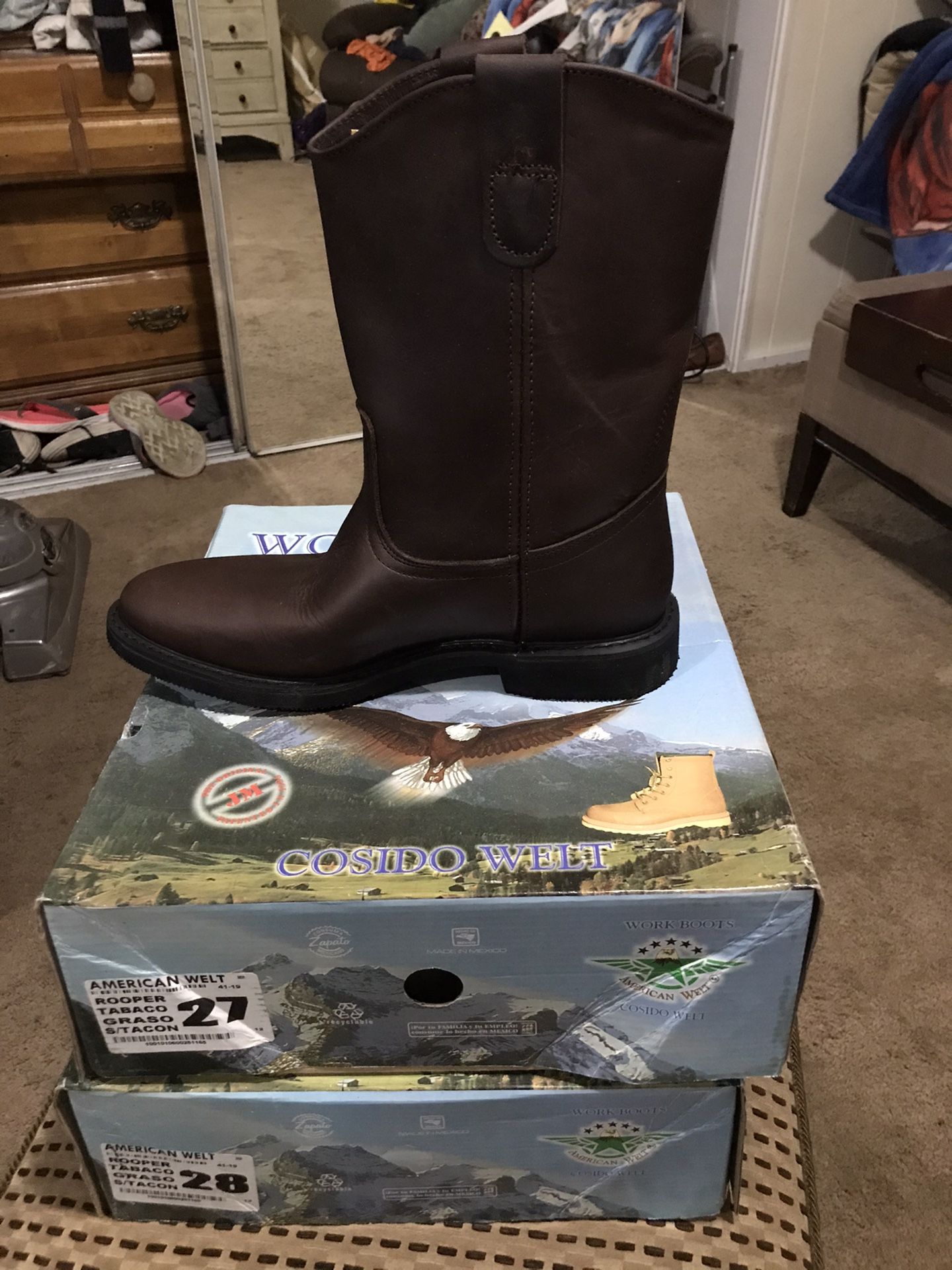 American welt deals boots