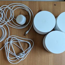 Google WiFi Router + 2 Access points