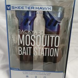 Skeeter Hawk Backyard Mosquito UV Light Bait Stations 2 Pack 