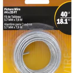 Picture Wire #4X25FT  40LB  18.1KG