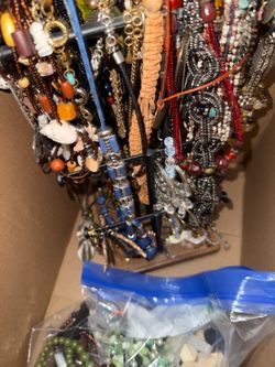 Huge lot of vintage and modern jewelry