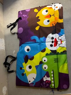 Kids Foldable Play Mat with Carry Straps