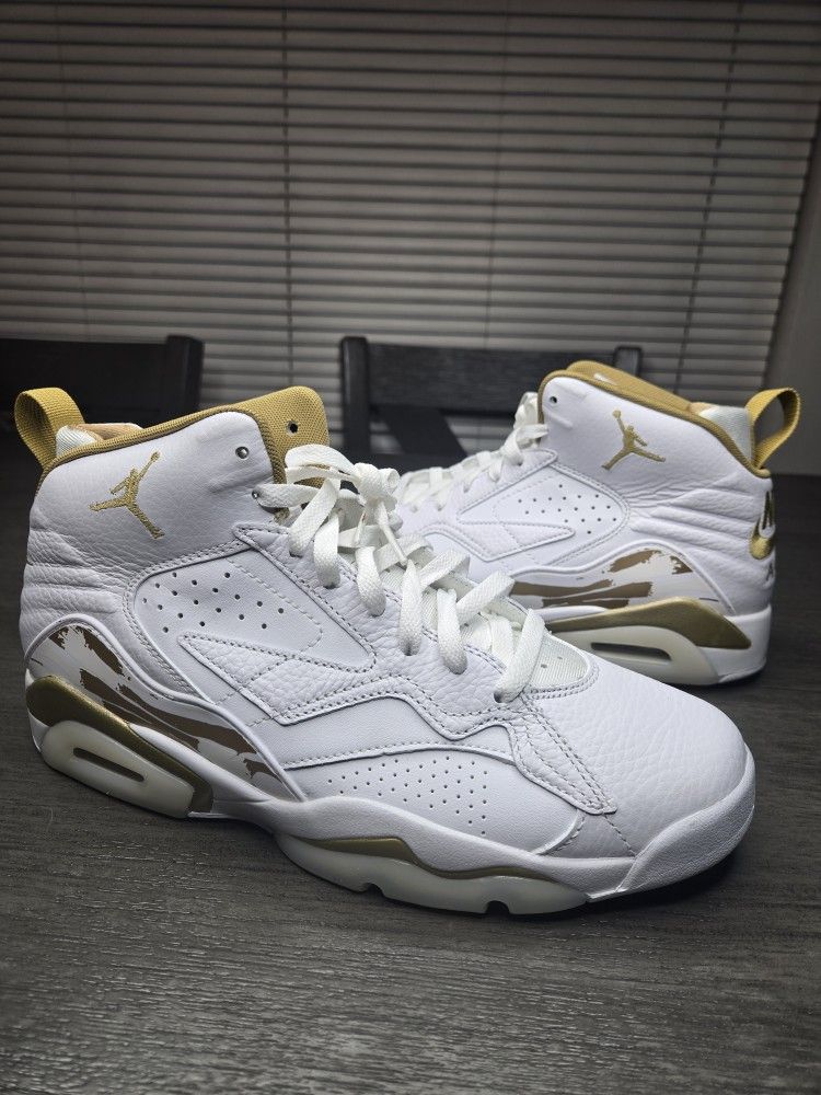 Nike Air Jordan MVP White Metallic Gold 