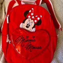 Minnie Mouse Red Kids Backpack 