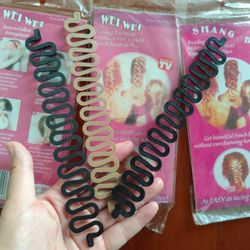Hair French Plait Braid Braiding Styling Maker Stick Tool Band Twist Roll Spiral hair braiding tool