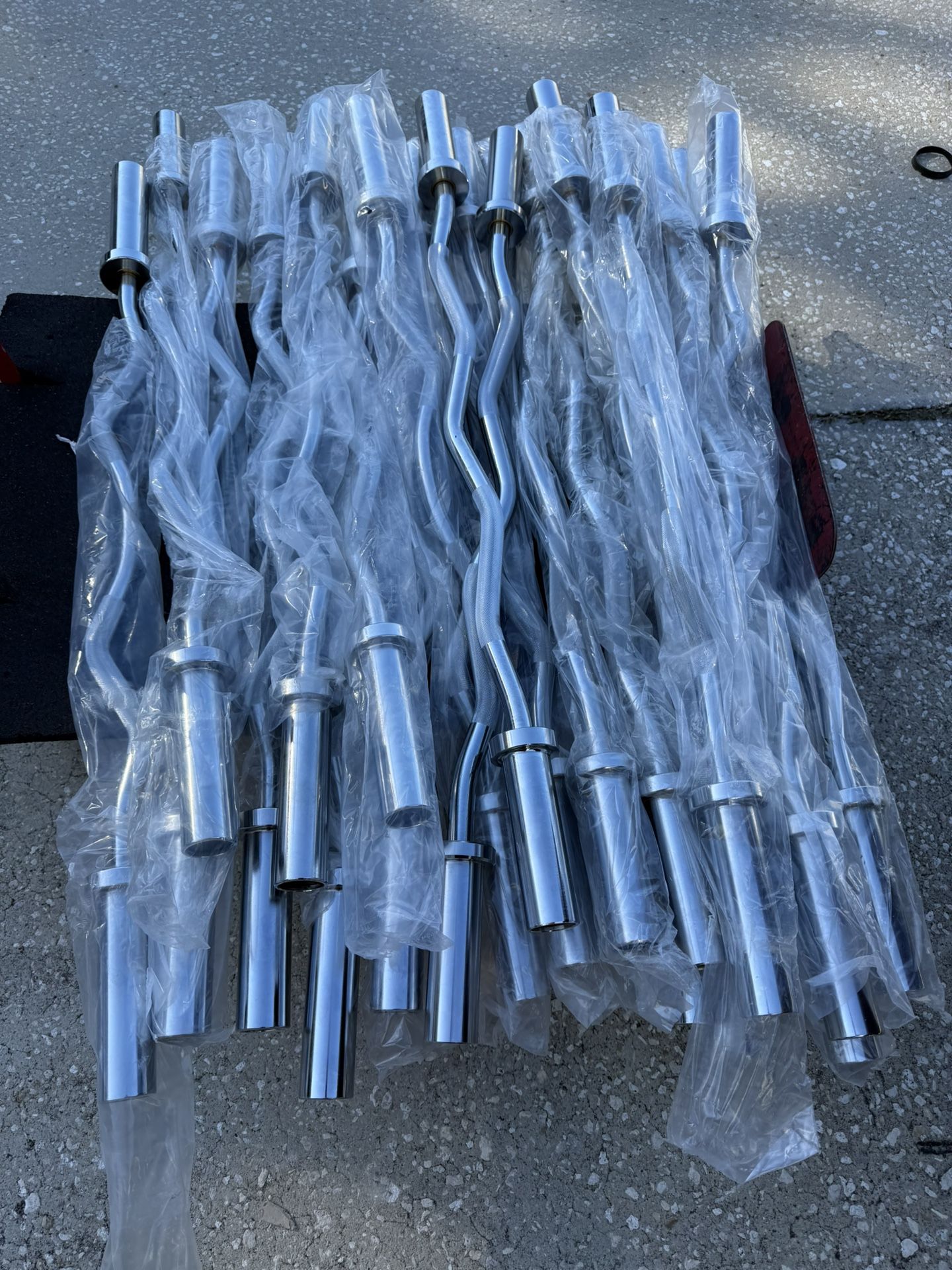 $40 Each New Olympic Curl Bar Barbell