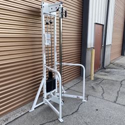 Body Masters High / Low Adjustable Pulley / Lat Pull Down / Low Row / Tricep / Bicep / Glute- Super Compact