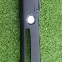 Microsoft Xbox 360 S 1439 Black Matte Front Cover X820121 w/Power Button