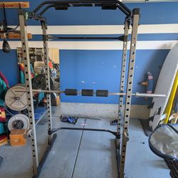 ProGear Squat Rack Power Cage with J-Hooks, Ultra Strength 800lb Weight Capacity