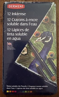 Derwent Inktense Pencil Set, Assorted Color, 12-Tin