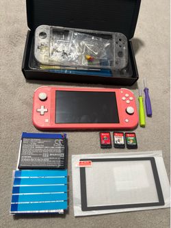 Nintendo Switch Lite+ Battery and shell swap