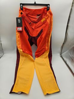 Troy Lee Designs TLD SE Pro MX Motocross Pants Quatro Orange / Burgundy $100