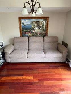 Comfortably Light Brown IKEA Sofa