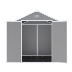 6*5ft resin storage shed,Plastic Garden Tool Outside Sheds,high quality pp material,strong structure,waterproof,rust and UV proof,large stor