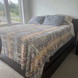 Ikea Queen Bedframe w/ Storage + Mattress + More – $100 OBO (Must Sell This Week!)