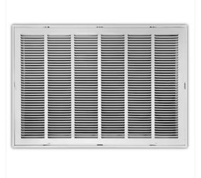 Everbilt 30 in. x 20 in. Steel Return Air Filter Grille in White. New