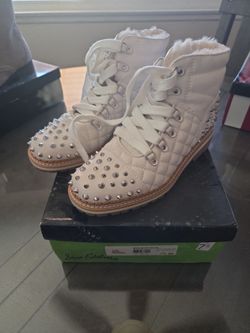 SAM EDELMAN SPIKED  BOOTS