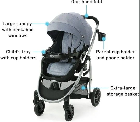 Infant To Toddler Stroller With Car Seat