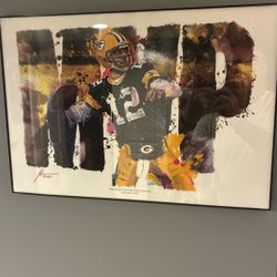 Aaron Rodger’s Artist Painting 