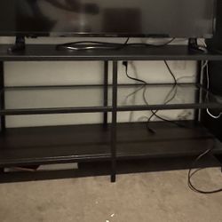 TV Stand with open shelves