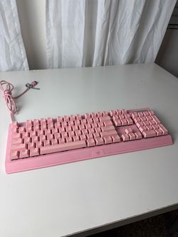 Razer BlackWidow V3 Quartz Pink Mechanical Gaming Keyboard (Green Switches)